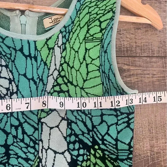 Issa London Butterfly Wing Knit Mini Fit and Flare Small Colorful - Picture 8 of 10